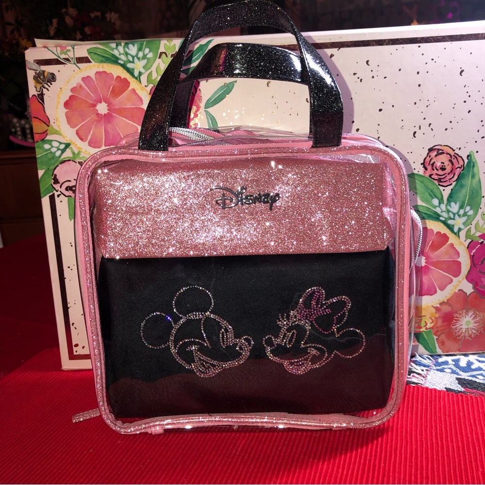 Disney three in one Minnie ,Mickey Mouse makeup cosmetic travel bag set. - Picture 5 of 15